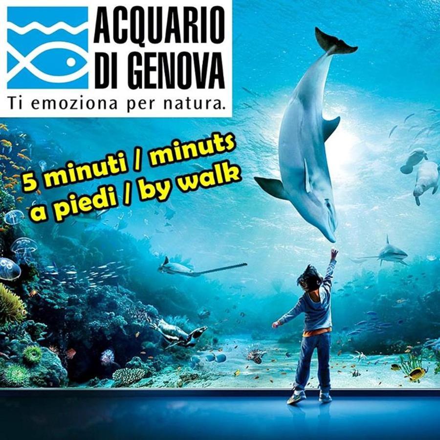 Casa Boccanegra "Aquarium" - Free Public Parking 5 Min By Car Genoa Bagian luar foto